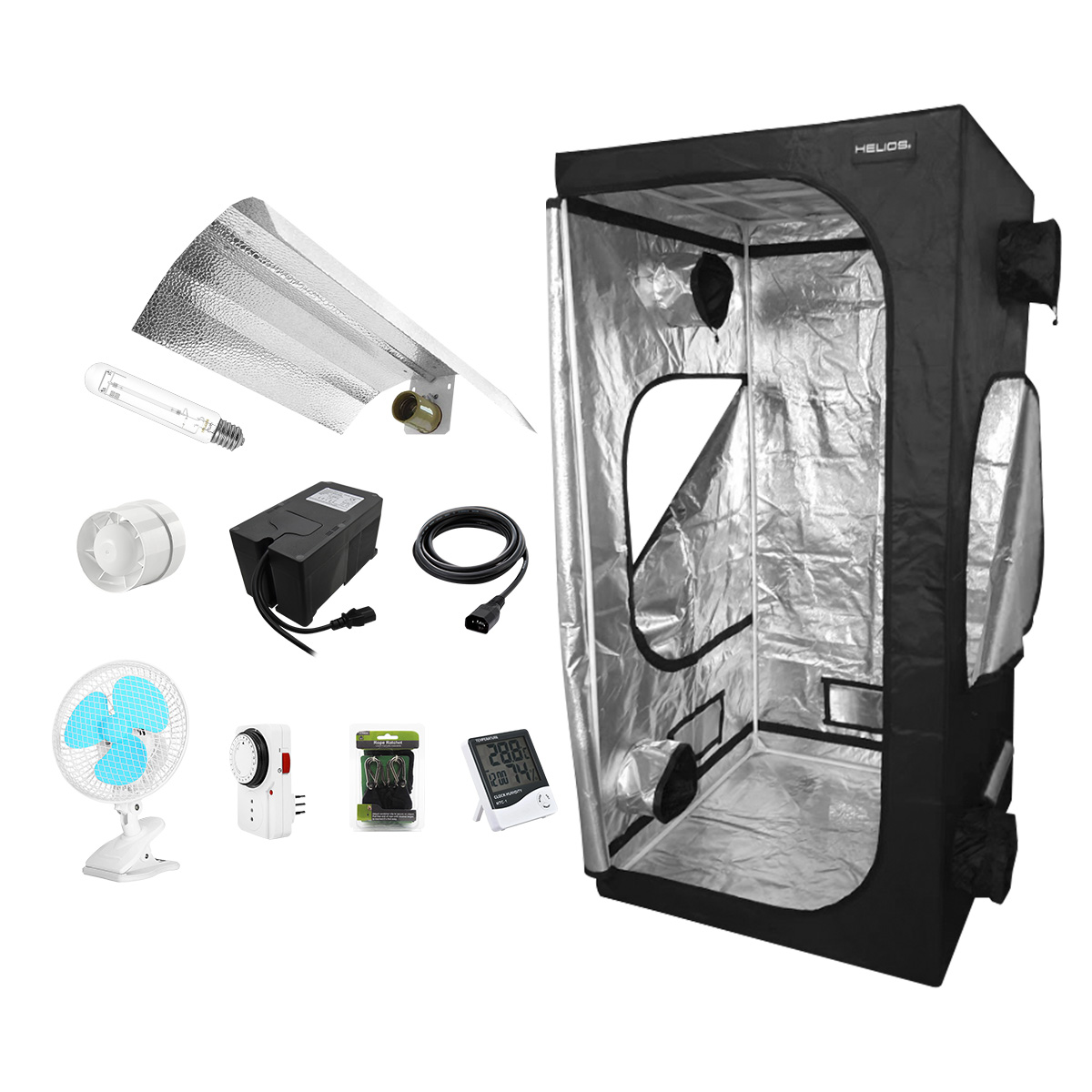 kit-helios-100x100-negro Kit Indoor | Completo | 120 x 120 - Imagen 1